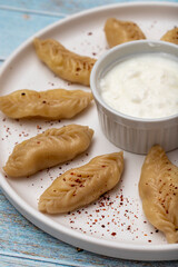Circassian Ravioli or Potato Ravioli. Local names Psihalive, Haluj, Hingel, Metaz, Potato Ravioli