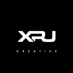 XRU Letter Initial Logo Design Template Vector Illustration