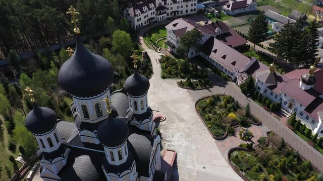 Aerial View Zhytomyr St. Anastasievsky Monastery