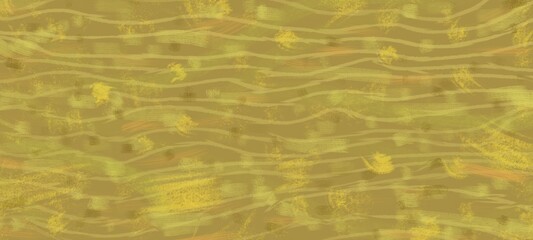 illustration of yellow background paint in banner size