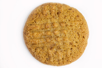 freshly baked peanut butter cookie