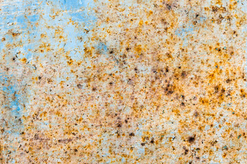 Old and rusty wall. Close up view