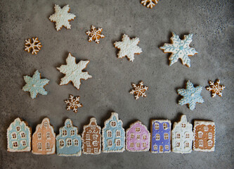 Christmas gingerbread cookies