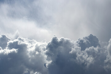 Fototapeta na wymiar Clouds in the sky during the day