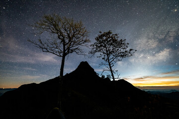milky way, Khao Chang Phuak, Kanchanaburi, Thailand , travel thailand 