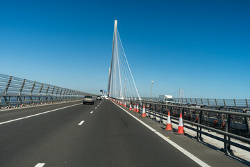 The Queensferry Crossing (formerly the Forth Replacement Crossing) is a road bridge in Scotland.
