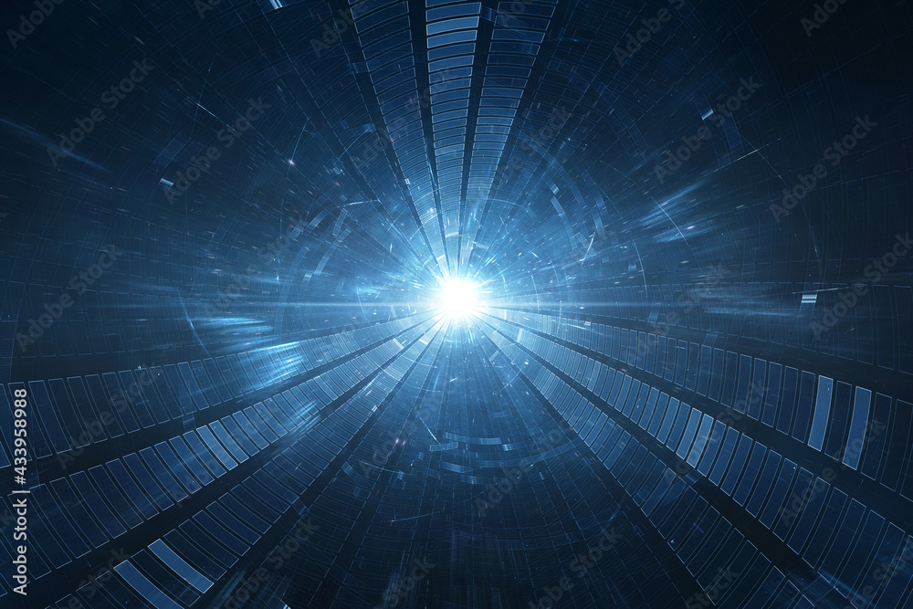 Canvas Prints conceptual space or time travel background