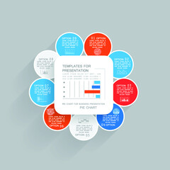 Templates for presentation, charts and graphs