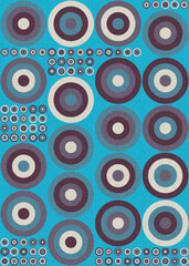 Abstract Geometric Pattern generative computational art illustration