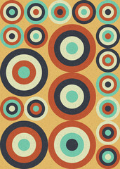 Abstract Geometric Pattern generative computational art illustration