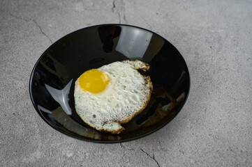 fish-shaped fried egg