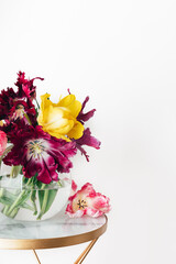 Bunch of Parrot Style Tulips