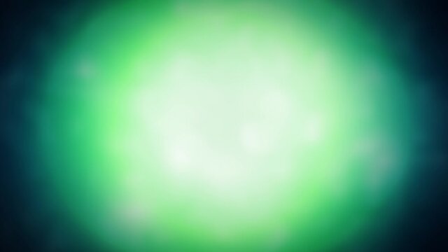 Green sphere background with animated green light.