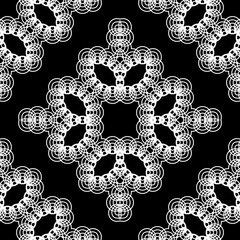 Design seamless decorative lacy pattern