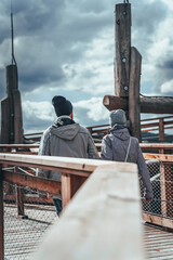 Couple on Observation Tower