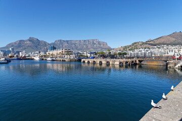 Südafrika - Kapstadt - Waterfront - Tafelberg