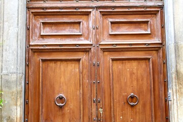 Fototapeta premium old wooden door