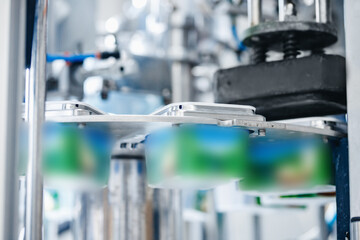 Automatic equipment for packing boxes with foil, dairy products, processed cheese