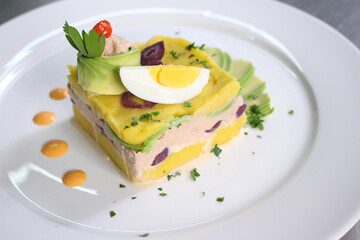 Causa Limeña un plato típico de Peru