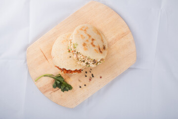 Arepas venezolanas de diferentes sabores