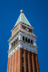 98.6 meters St Mark's Campanile (Campanile di San Marco, ninth century) - famous bell tower of St...
