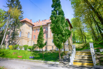 Lviv City Old Architecture in the spring season