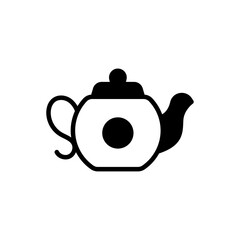 Tea Pot Vector Solid Icon. EPS 10 FIle