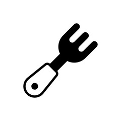 Fork Vector Solid Icon. EPS 10 FIle