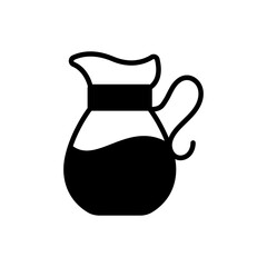 Jug Vector Solid Icon. EPS 10 FIle