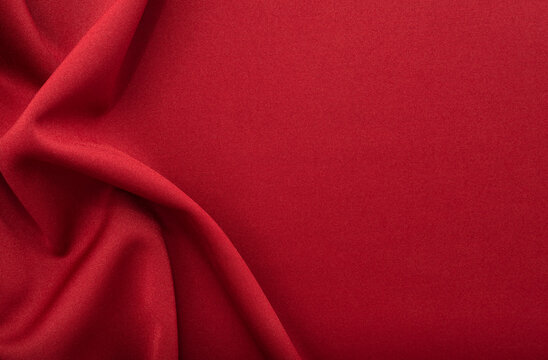 Fabric made of silk kadi and elastane stretch burgundy color Stock Photo -  Alamy