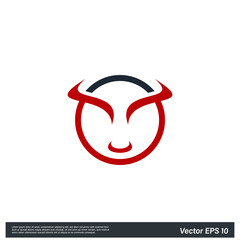 bull horn Icon Vector illustration simple design element