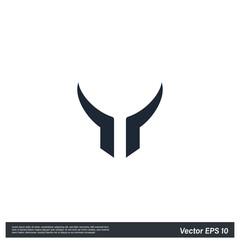 bull horn Icon Vector illustration simple design element