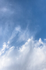 Blue sky background
