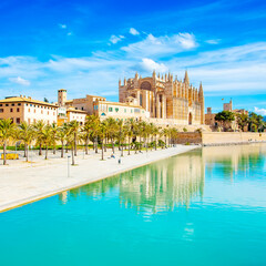 Palma de Mallorca Cathedral, Majorca island, Spain