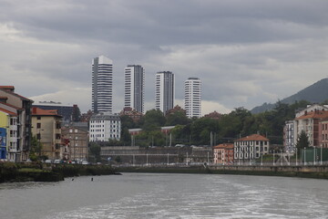 Architecture in the city of Bilbao