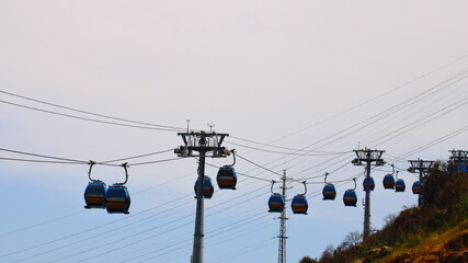 cableway on the mountain