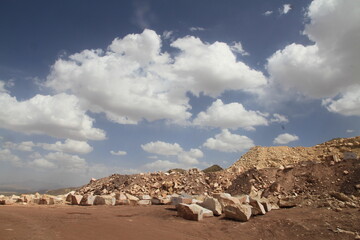 Travertine Stone quarry