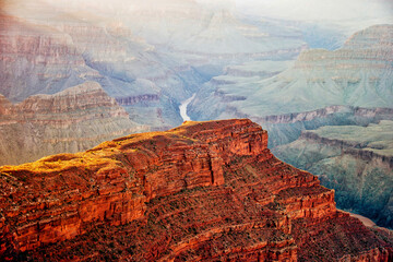 View from the South Rim of the Grand Canyon National Park, United States of America