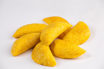 Delicious and traditional Colombian empanadas - Text space