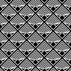 Black rhombus diagonal tile. Simple rhomb ornament.
