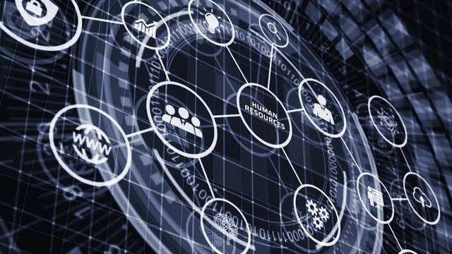 Business, Technology, Internet and network concept. Human Resources HR management recruitment employment headhunting concept.