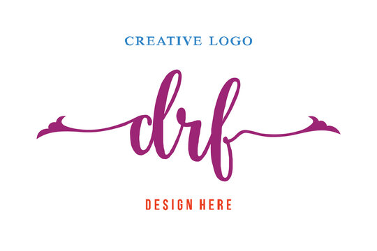 DRF lettering logo is simple, easy to understand and authoritative
