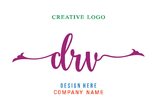 DRV lettering logo is simple, easy to understand and authoritative