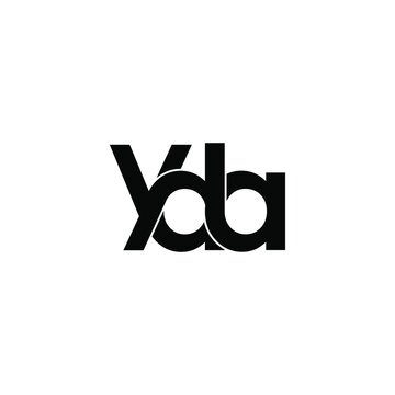 yda letter original monogram logo design