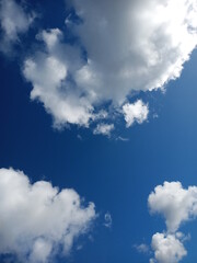 blue sky with clouds