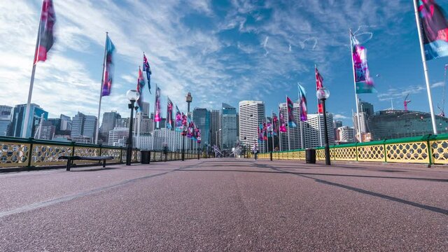 A Time lapse captures the moments a skywriter informs Sydney of Mental Health Awareness Week.