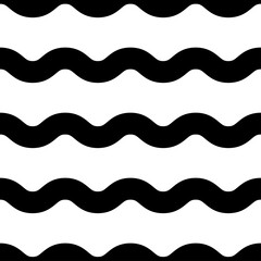 Wavy, waving, wave repeatable lines, stripes, streaks pattern