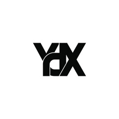 ydx letter original monogram logo design