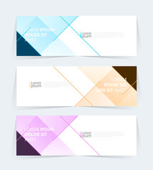 Fototapeta premium Vector abstract graphic design Banner Pattern background web template. 