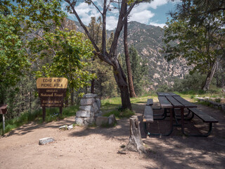 Picnic Area in Echo Mountain, Angeles National Forest